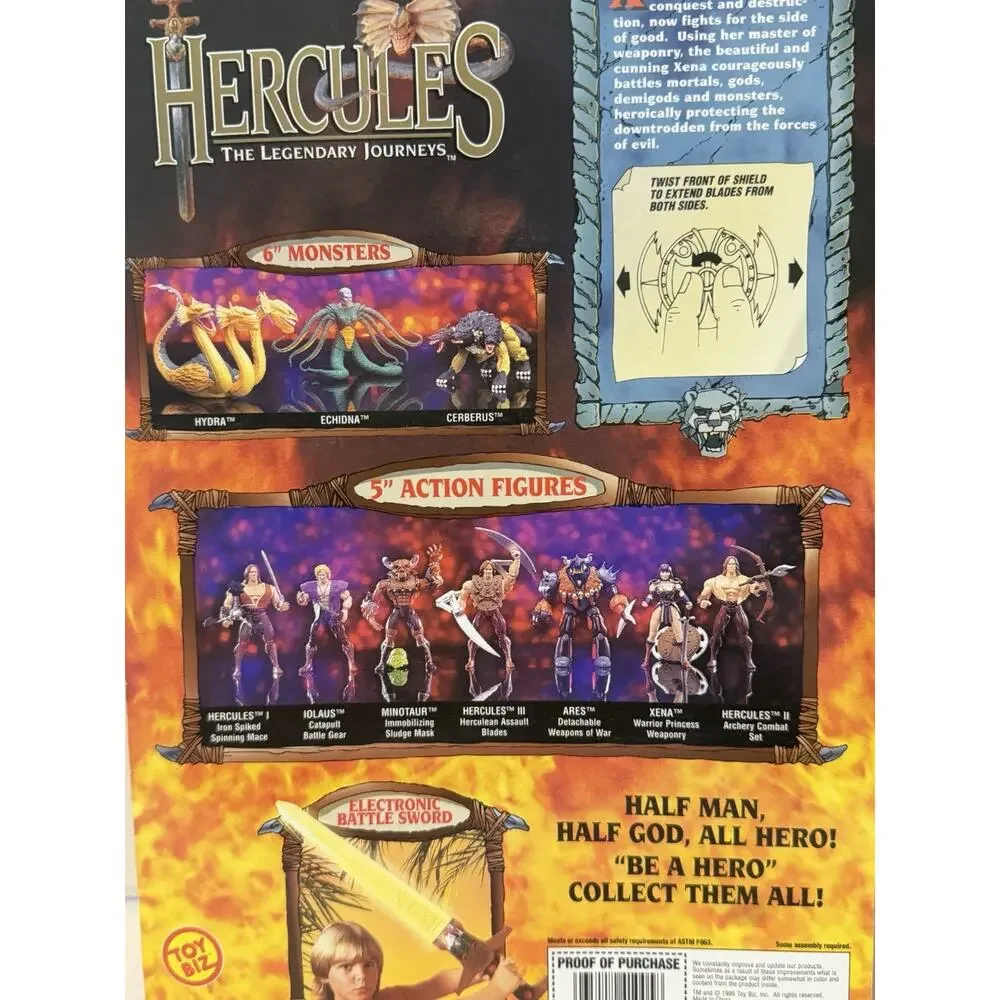 Hercules Xena Warrior Princess Collectible Action Figure, Set Of Two